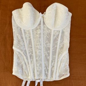 Victoria’s Secret I do bridal corset white 34 C